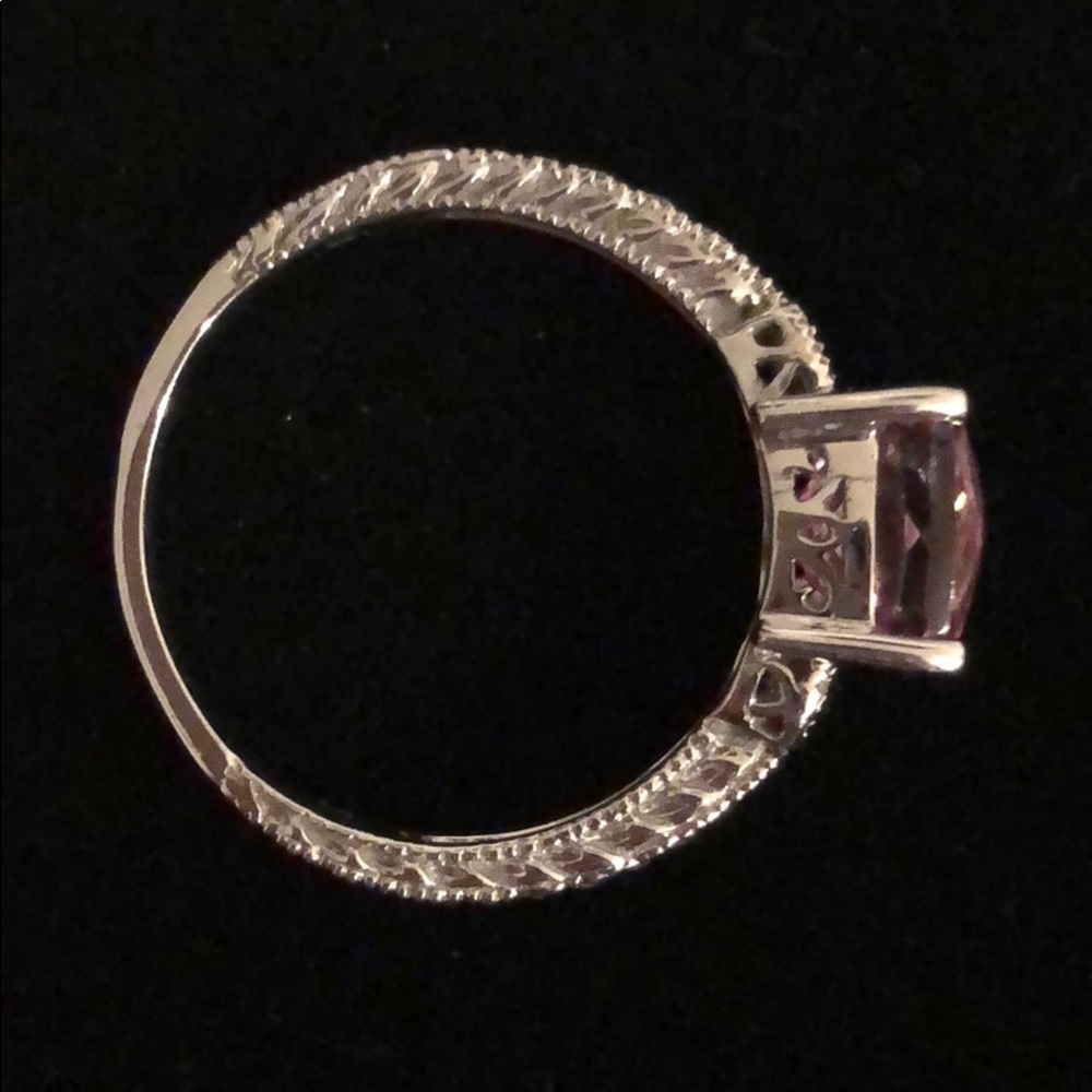 Pink topaz ring - Picture 4 of 5